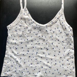 Brandy Melville Floral Tank